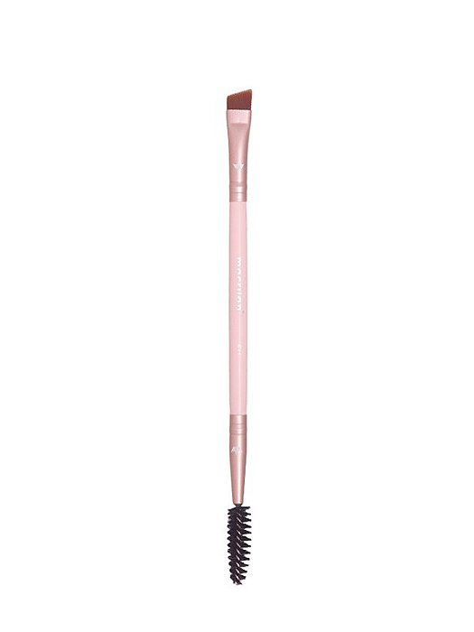 Pincel Chanfrado Duplo com Escova Rosa Macrilan F11