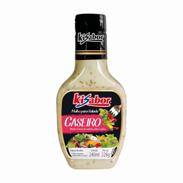 Molho para salada Kisabor sabor Caseiro 240ml
