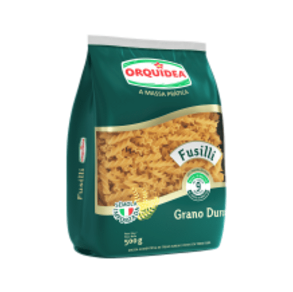 Macarrão Orquídea Massa Grano Duro Fusilli 500g