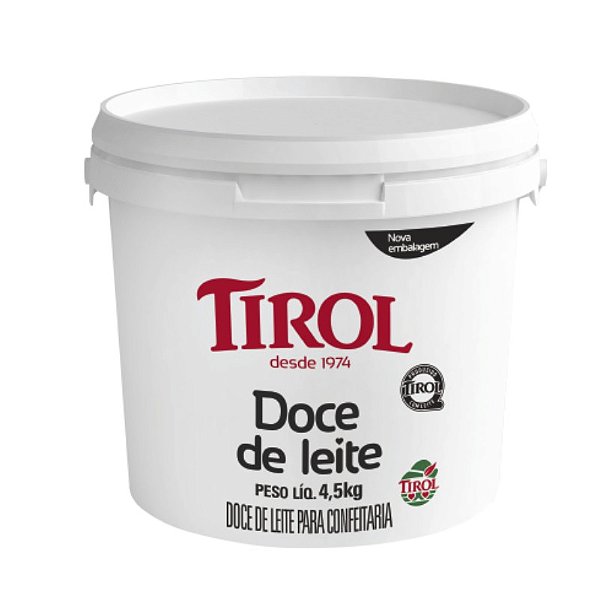 Doce de Leite Tirol 4,5kg para Confeitaria