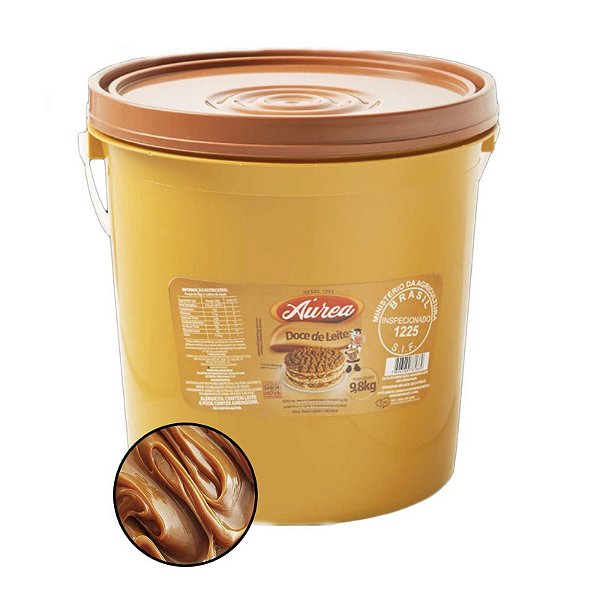 Doce de Leite Confeitaria Aurea Balde 9,8Kg