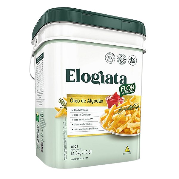 Óleo de Algodão Elogiata  14,5kg