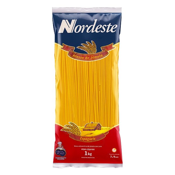 Macarrão Espaguete com Sêmola Nordeste 1kg