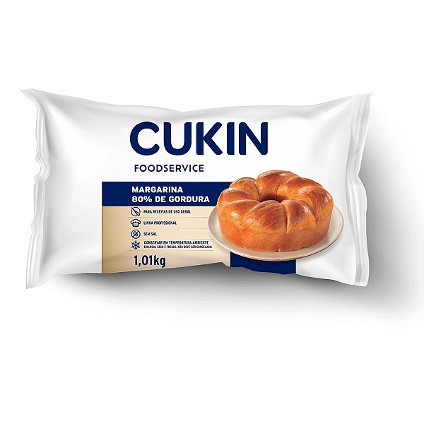 Margarina Cukin Food Service 80% de gordura 1,01kg