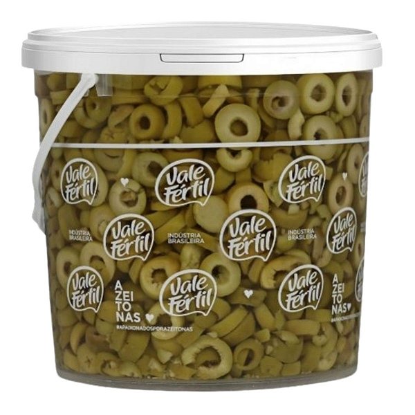 Azeitona Fatiada Vale Fértil  3,2kg