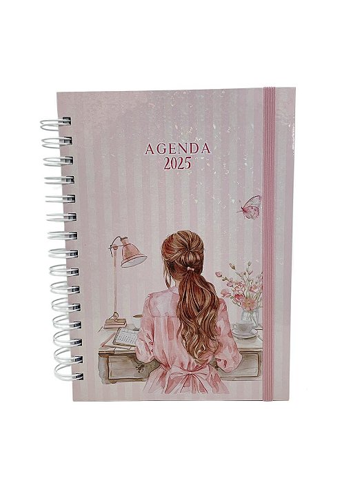 Agenda de 2025 | Menina Escritora Rosa