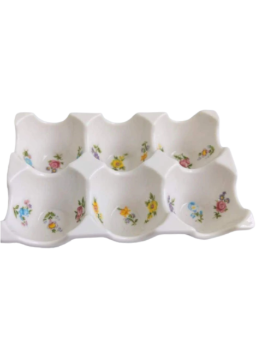 Porta Ovos em Porcelana Garden
