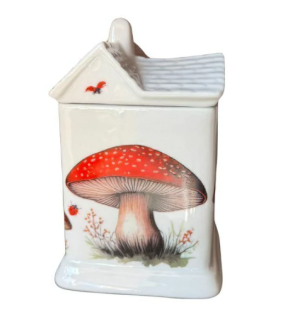 Casinha em Porcelana G cogumelos