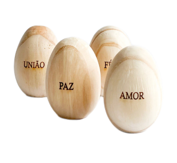 ovo de madeira avulso