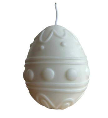 Vela Decorativa Ovo Bolinhas