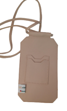 Porta Celular Bege