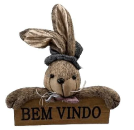 COELHO BEM VINDO 30X22