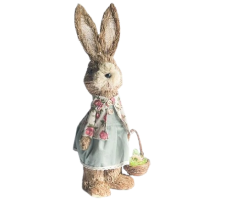 Coelha Decorativa em Pé 48cm (CO987)