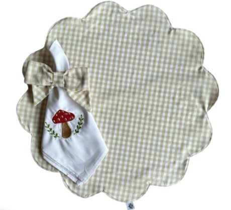 Kit Mesa Flor Cogumelo