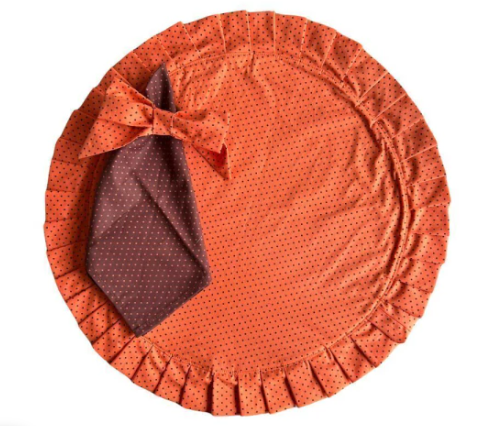 Kit Mesa Babado Laranja