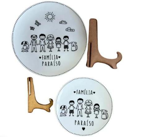 Kit Familia Nova Raso e Sobremesa