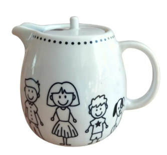 Bule de Café Redondo Família Nova