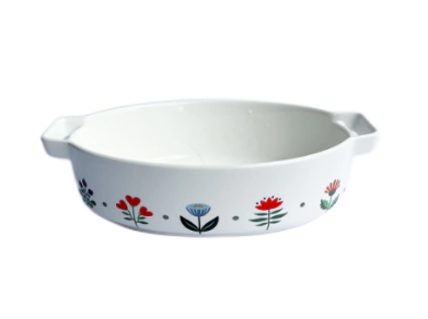 Refratário em Porcelana Oval Afeto 23,2cm