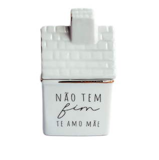 Casinha em Porcelana P Coleção Mães