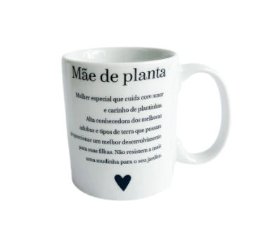 Caneca Personalizada 250ml-Mãe de Planta
