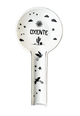Descanso de Colher Porcelana Oxente