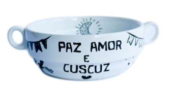 Consume de Porcelana Empilhável Paz400ml