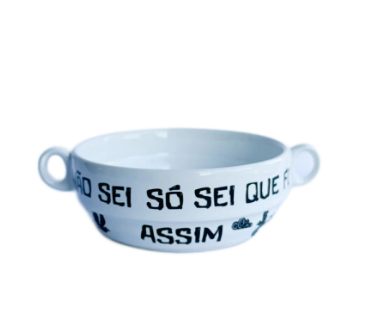 Consume de Porcelana Empilhável Só sei 400ml