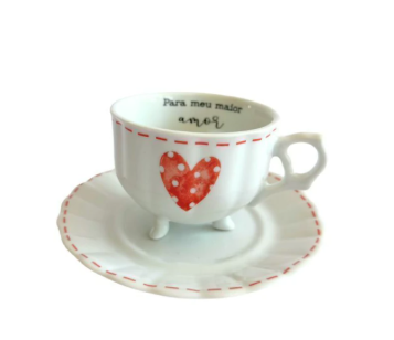 Xícara Chá Maior Amor 180ml