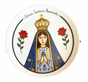 Prato Sobremesa Nossa Senhora 21cm