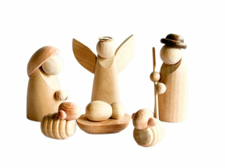 Presépio Sagrada Familia 6 peças s/ suporte