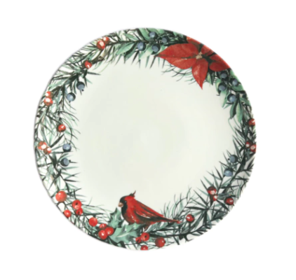 Prato Raso Floresta Cardinal 26cm