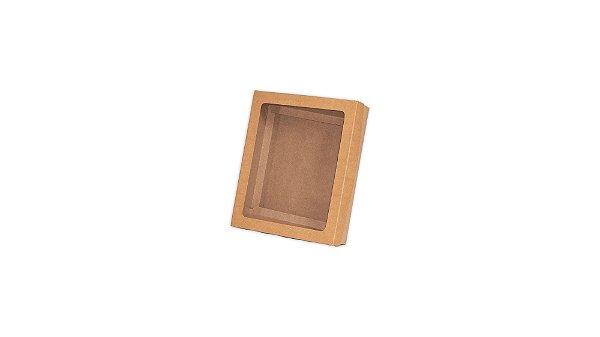 Caixa Kraft Com Visor 21 x 25,5 x 5