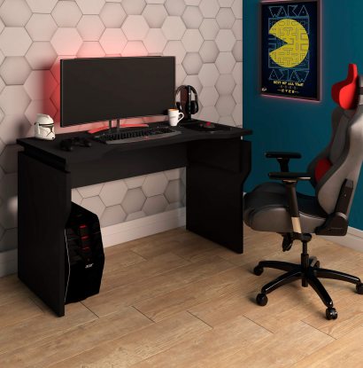 Escrivaninha Gamer II- Preto