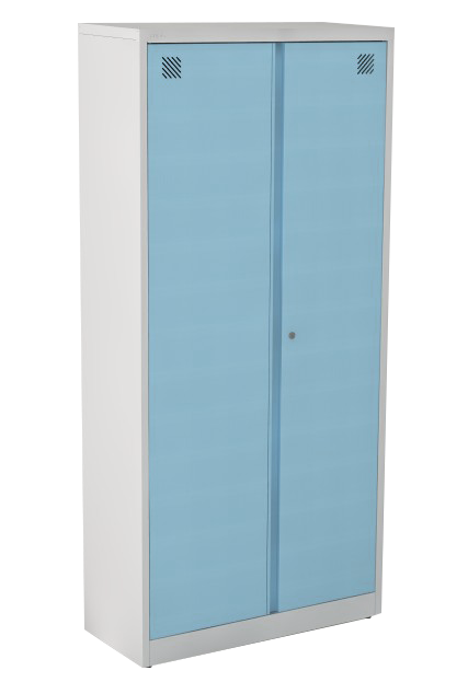 Armário de Aço com 02 Portas - Med. 1,95 x 0,90 x 0,40 Marzo