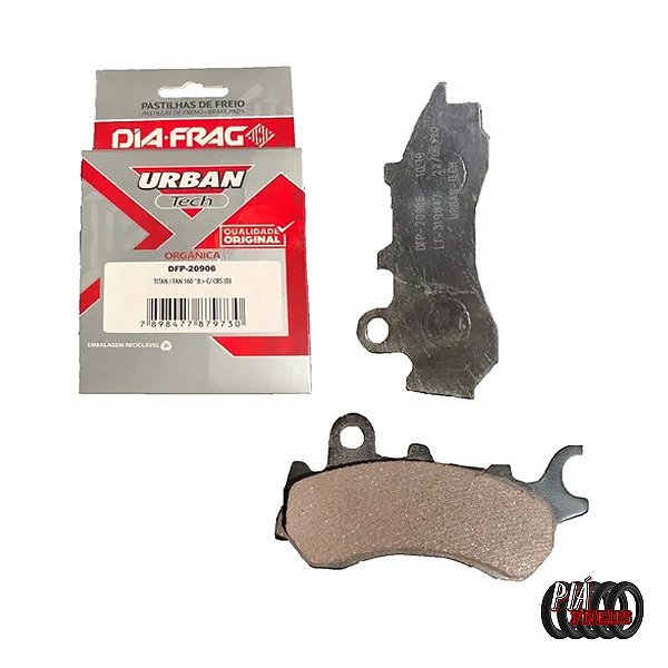 Pastilha De Freio Diafrag Titan Fan 160 2018 2019 2020 2021