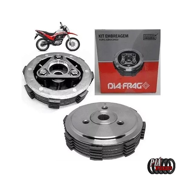 Quit Embreagem Honda Cg Titan Fan 160 2019 2020 Orig Diafrag
