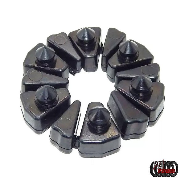Coxim Bucha Da Coroa Twister  / Fazer 250 Borracha Maxx 06 Peças