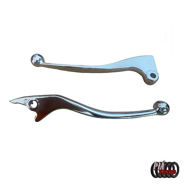 Manete Cromado Cg Titan 125 150 160 Freio A Disco - Par