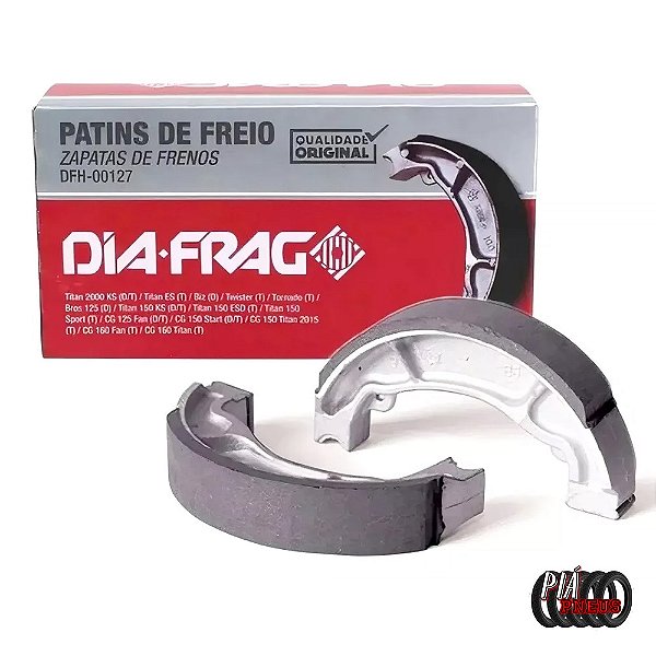 Patim Lona Freio Sapata Stander Titan Cg 125 150 160 Diafrag