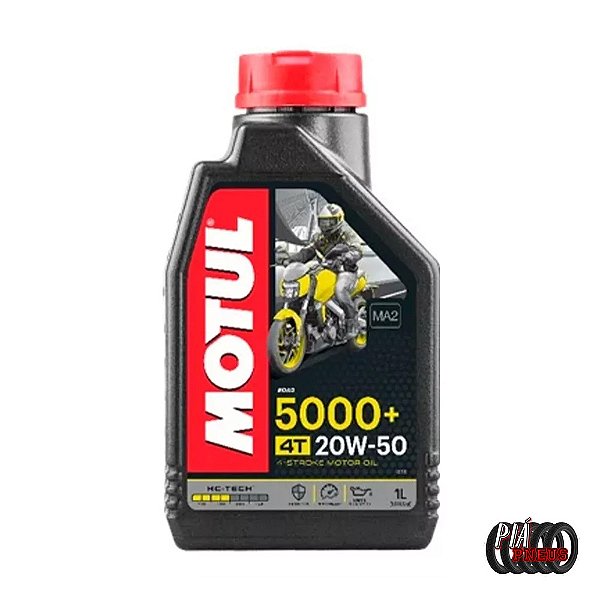 Óleo Motul 5000+ semi-sintético 20W-50 4T - 1 Litro