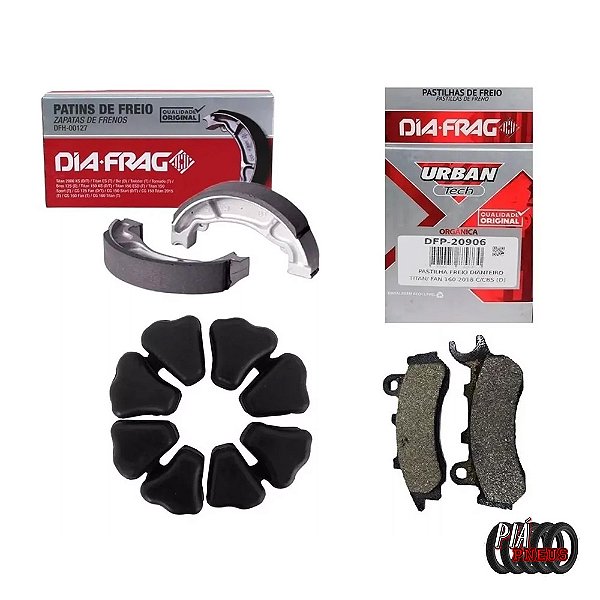 Kit Lona Stander Diafrag + Coxim Maxxi Premium + Pastilha Diafrag