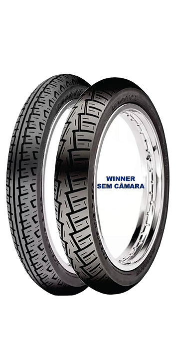 Par Pneus Maggion Winner 100/90/18 2/75/18 sem câmara