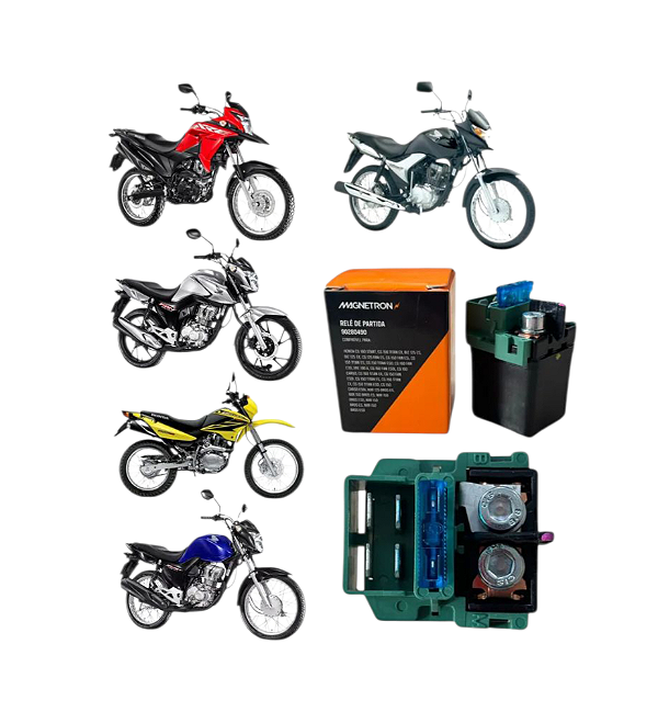 Relé De Partida Honda Cg Fan 160 Ano 2022/2023/2024
