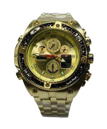 RELÓGIO DE PULSO ATLANTIS G3088 DOURADO