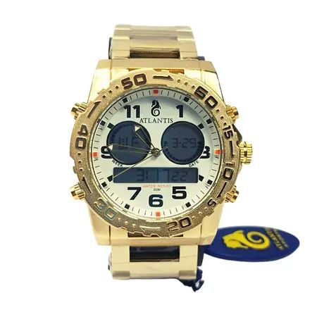 RELÓGIO DE PULSO ATLANTIS A3228 DOURADO