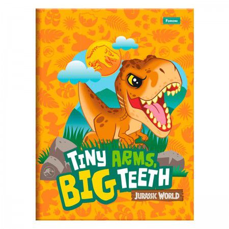 CADERNO BROCHURÃO JURASSIC 96FLS FORONI