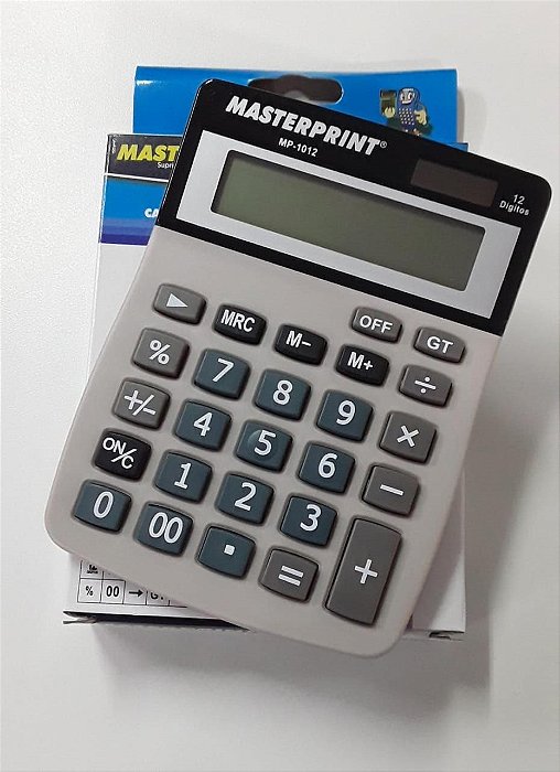 CALCULADORA MP 1012 12 DIGITOS SOLAR MASTER