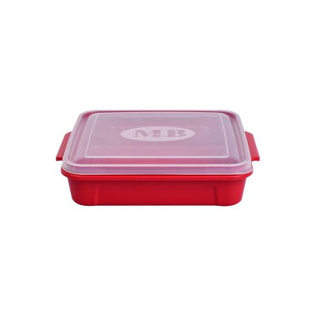 Pote orcanizador quadrado 1,1L com aba color