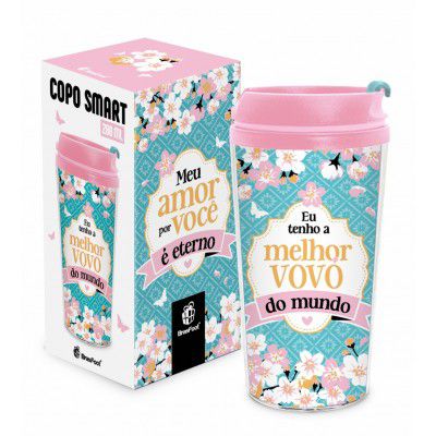 COPO PLÁSTICO TERMICO SMART 200ML FRASES BRASFOOT