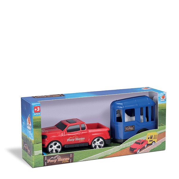 CARRINHO FURY HORSE RIDE ORANGE TOYS
